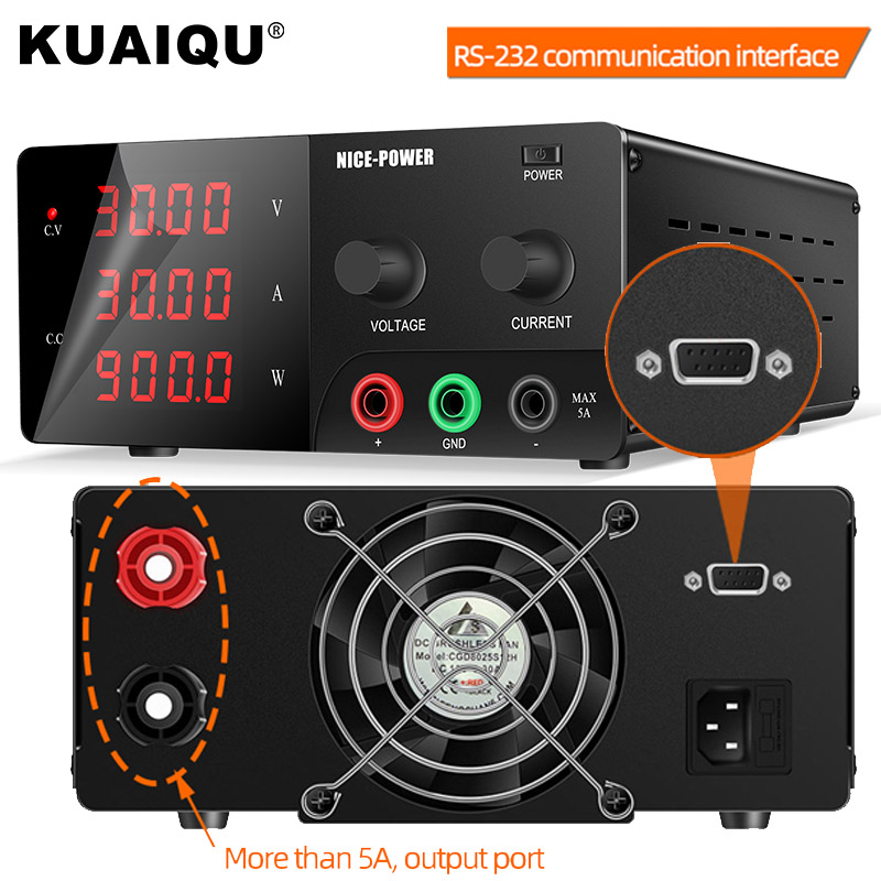 High Power 60V 20A Bench Power Supply - Yüksek Güçlü 900W Ayarlanabilir DC Güç