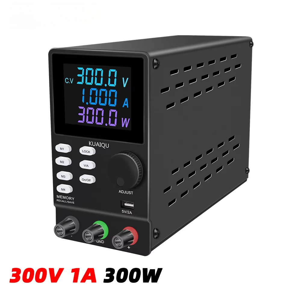 Switching Dc Power Supply 300V 1A - KUAIQU SPPS3001D Renkli LED Dijital Ekranlı