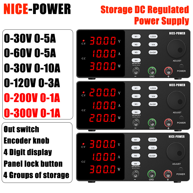 NICE-POWER 200V/300V 1A DC Güç - Switching Dc Power Supply 300V 1A incelemesi ve fiyatı