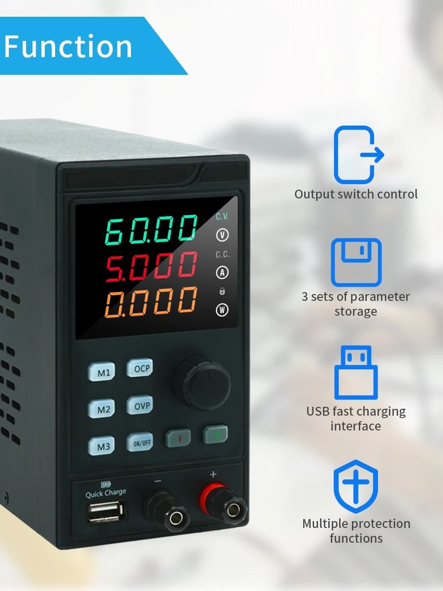 MYAMI 30V 32V 10A USB/RS485 60 - Programmable Dc Power Supply 60V 10A incelemesi ve fiyatı